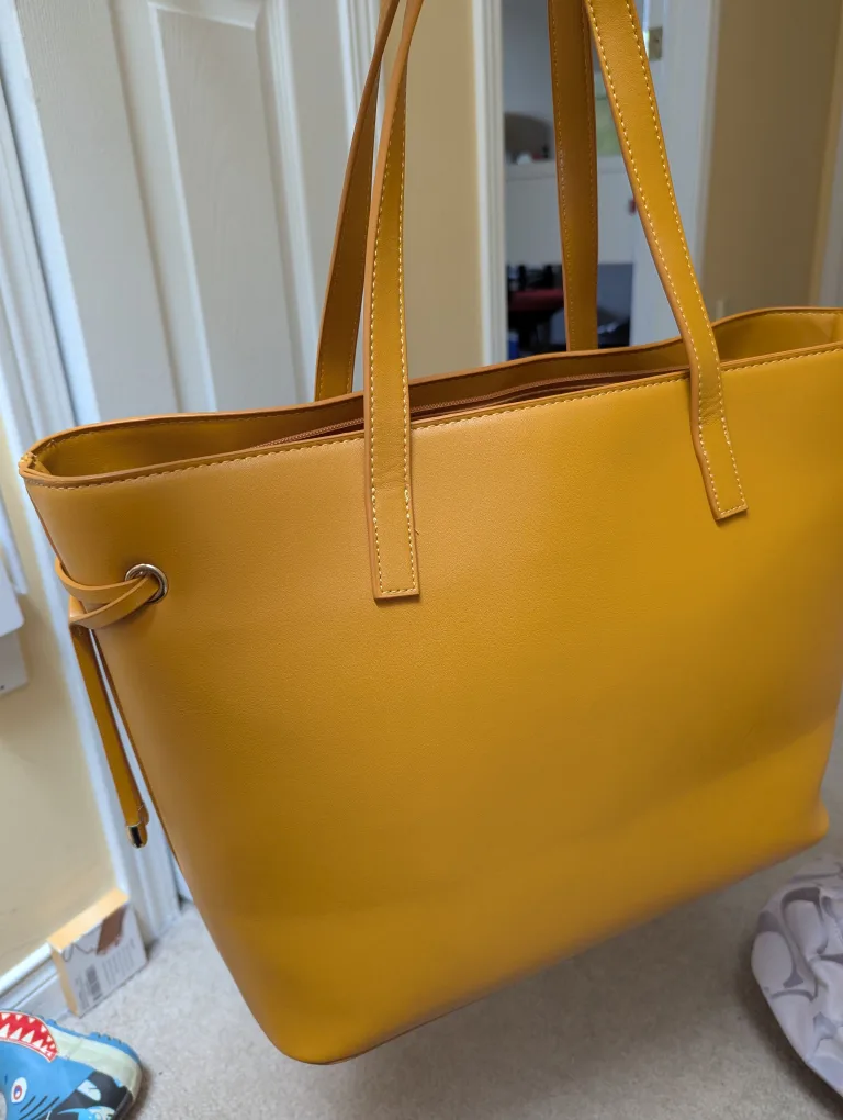 Mustard Yellow Tote Bag image indicator(2)