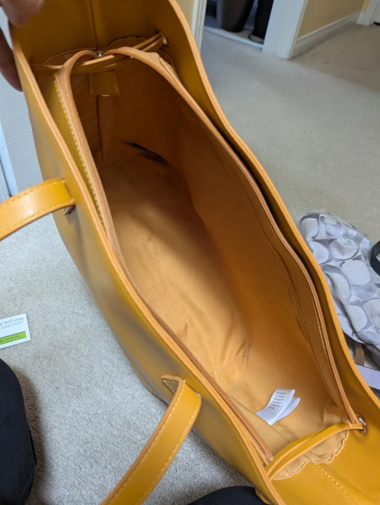 Mustard Yellow Tote Bag image indicator(3)