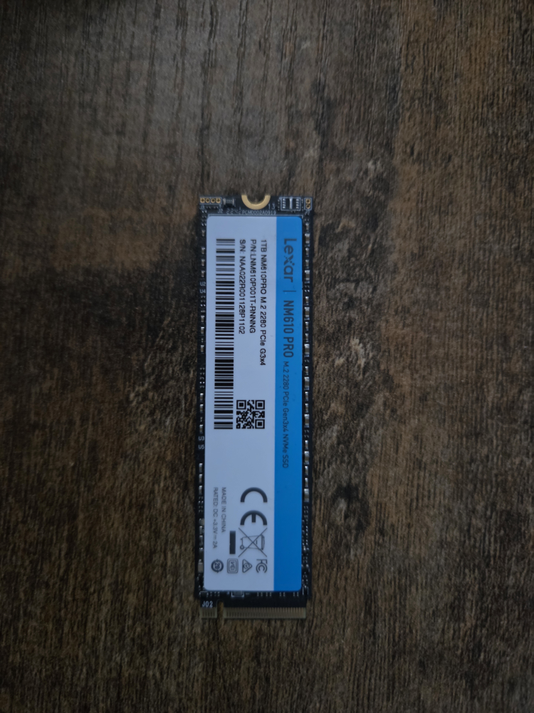 Lexar NM610 Pro 1TB NVMe PCIe SSD