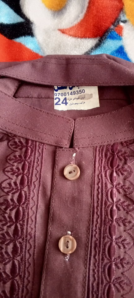 Kids Maroon Shalwar Kameez Set - Size 24 - photo 3