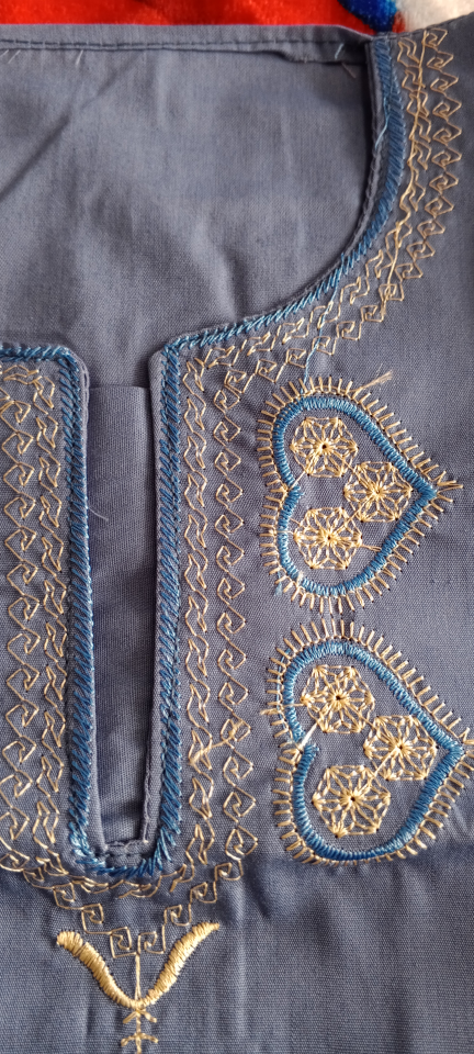 Kids' embroidered kurta pajama set - photo 2