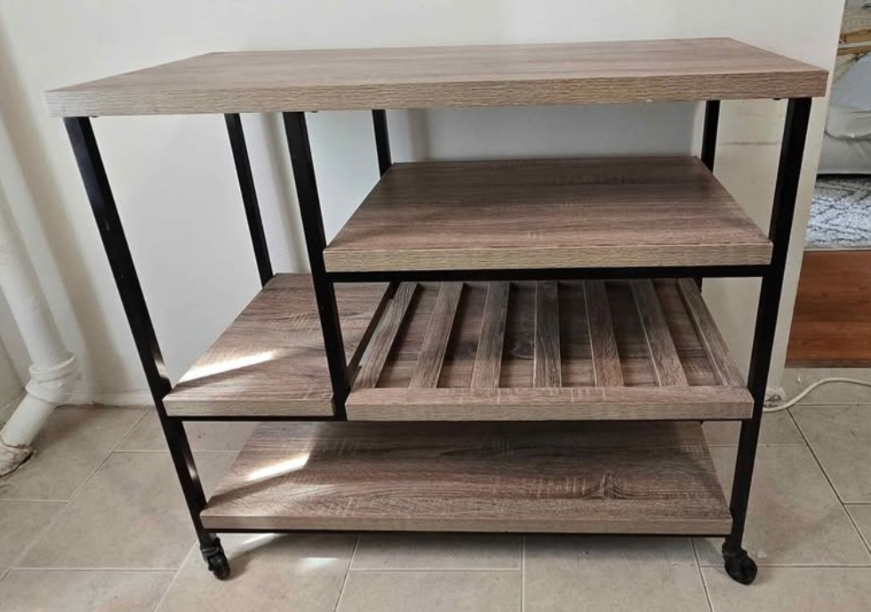 Kitchen Island Cart with Storage - photo 2