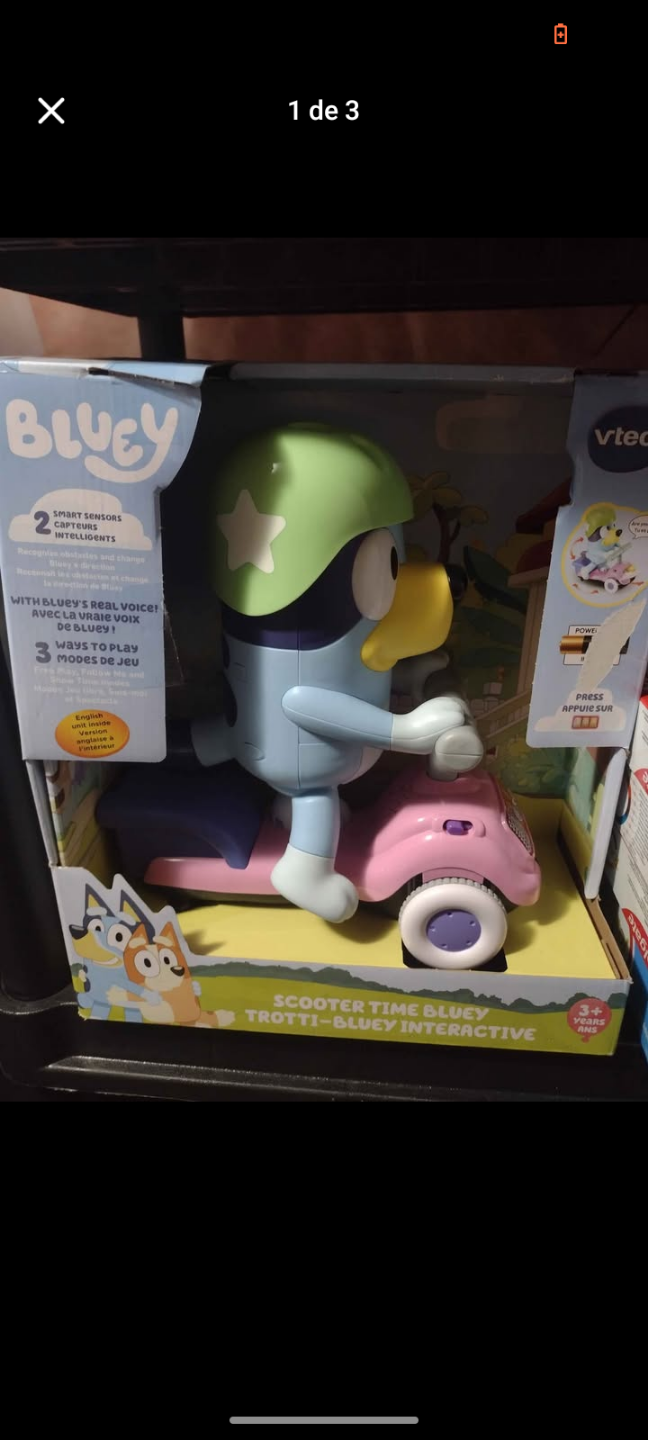 VTech Bluey Scooter Time Interactive Toy - photo 2