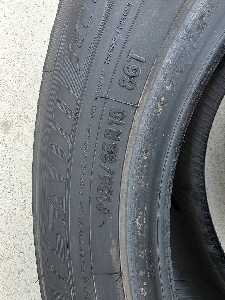 Used Toyo P185/65R15 Tires - Set of 4 image indicator(3)