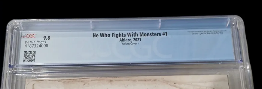 CGC 9.8 He Who Fights With Monsters  Ablaze Comic Book image indicator(3)