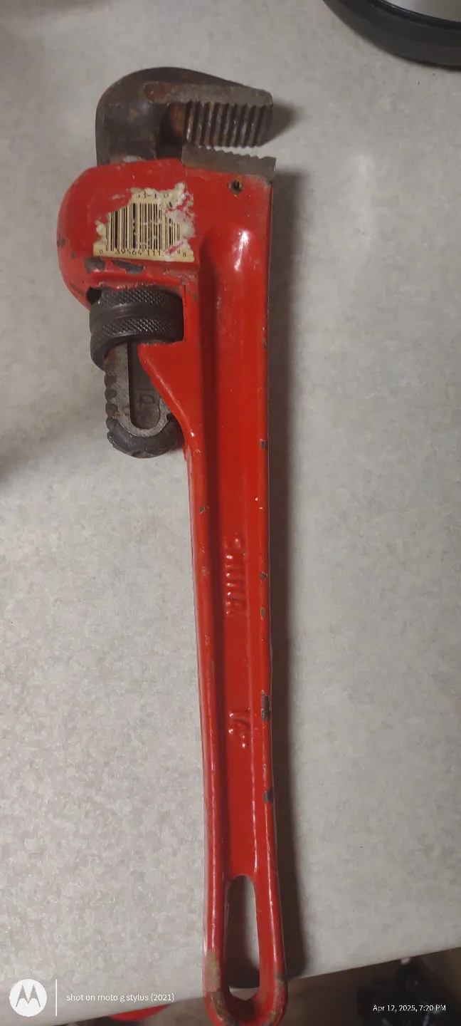 Vintage Red Pipe Wrench image indicator(3)