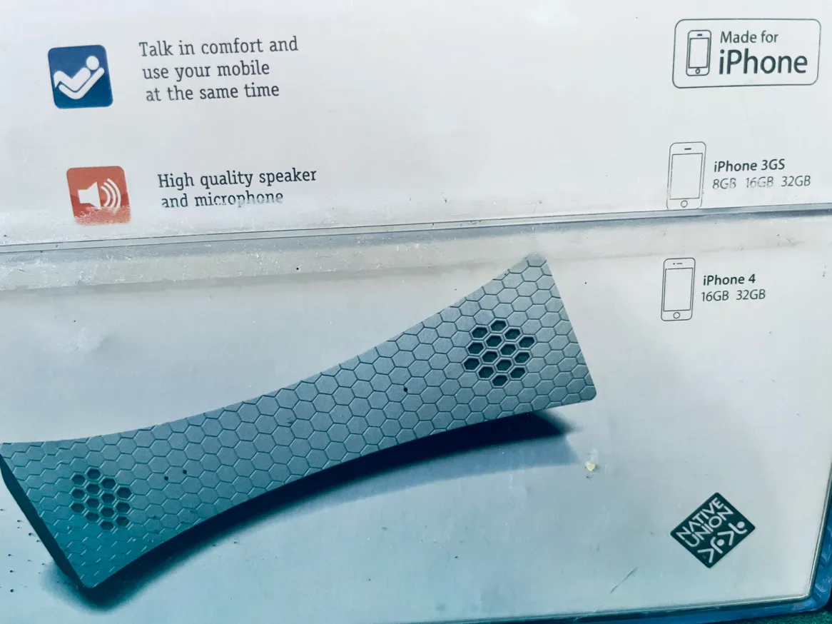 Bluetooth Speaker system handset for iPhone 3GS & 4 💚 image indicator(2)