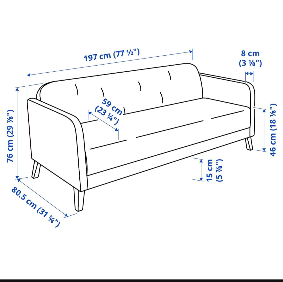 IKEA Sofa, Off-white - photo 2