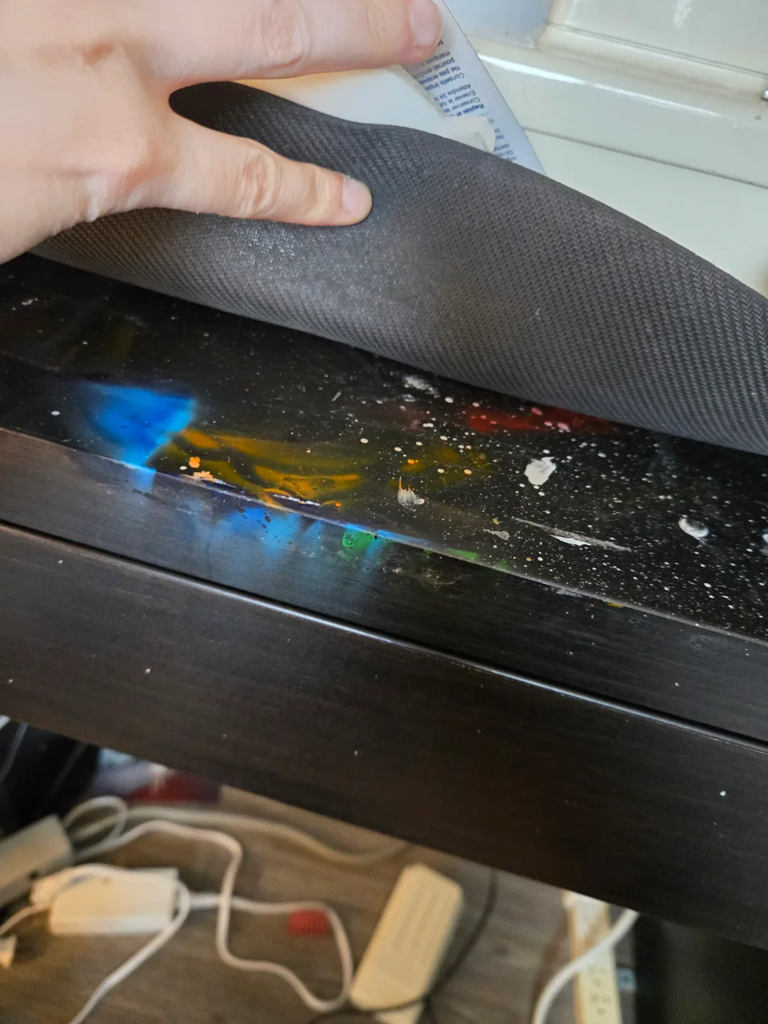 IKEA MICKE Desk - Black-Brown image indicator(3)