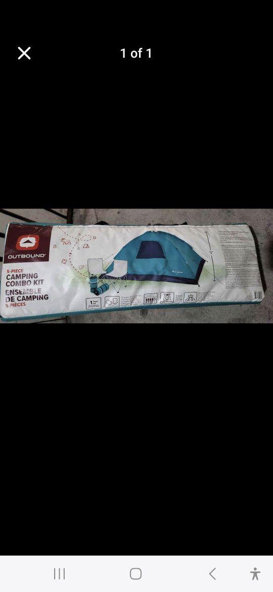 5 pieces outbound camping combo