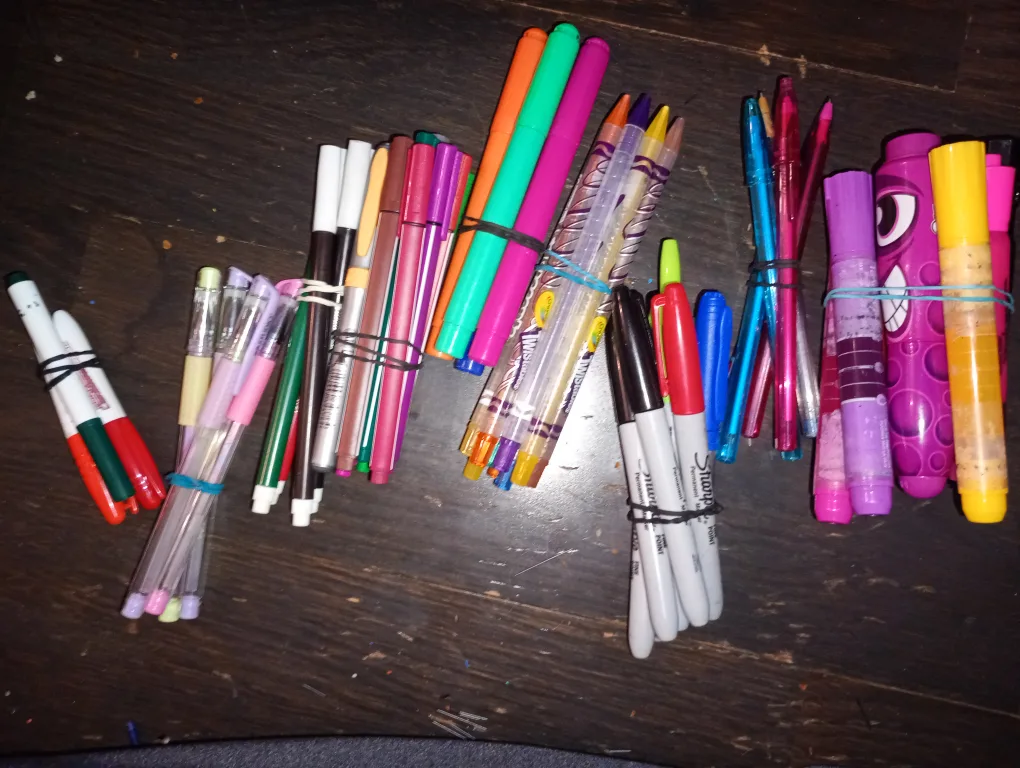 Huge Art Supply Bundle - Crayons, Pencils, Markers & More! image indicator(3)