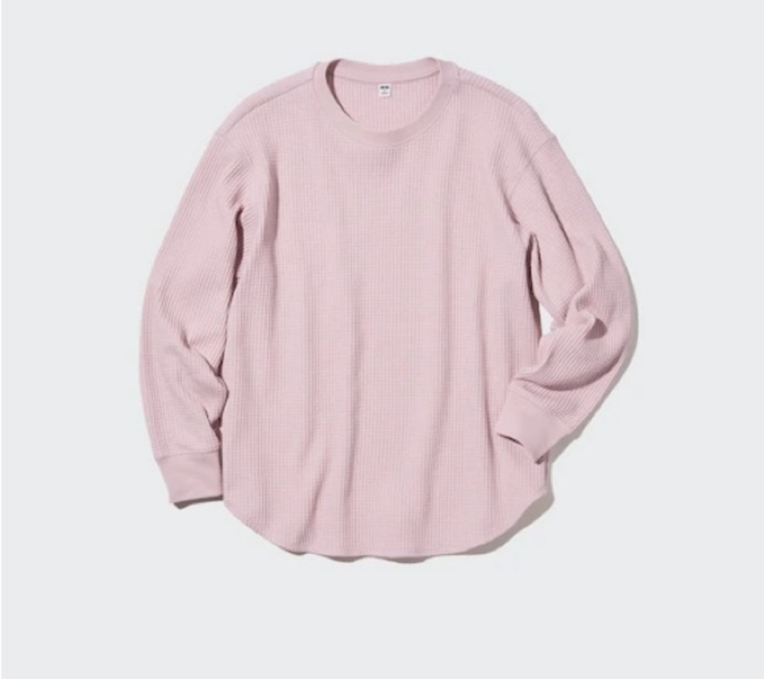 UNIQLO Waffle Long-Sleeve T-Shirt - Size S/P 💚
