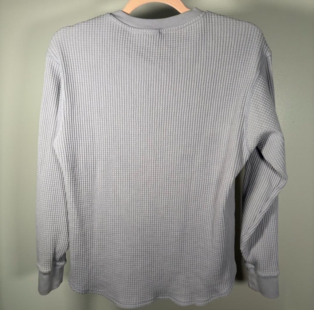UNIQLO Waffle Long-Sleeve T-Shirt - Size S/P 💚 - photo 4
