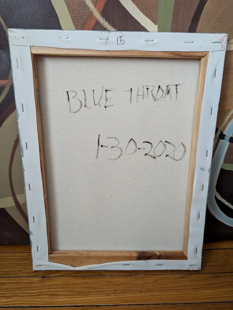 Original Bird Painting on Canvas 💚 image indicator(3)