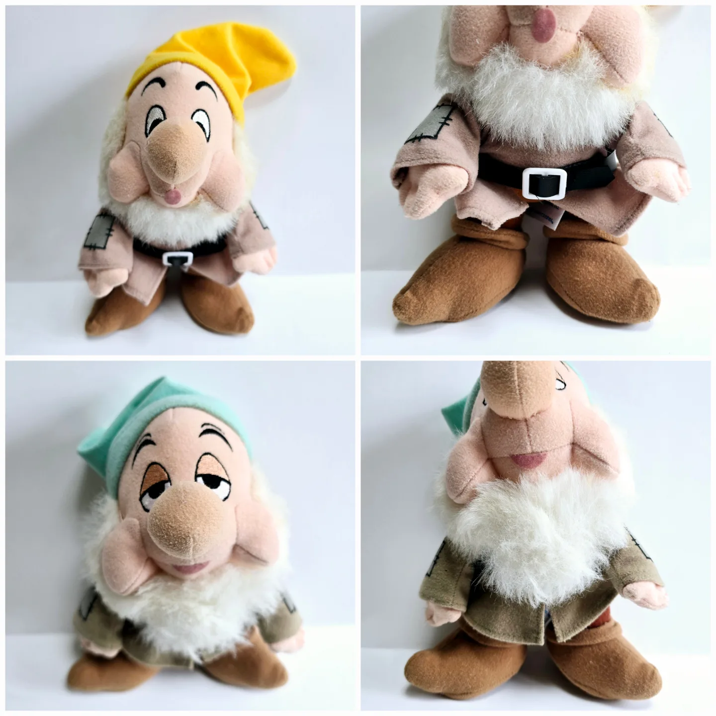 1996 Sega Snow White & the 7 Dwarves, 2 plush: Sleepy & Sneezy image indicator(2)