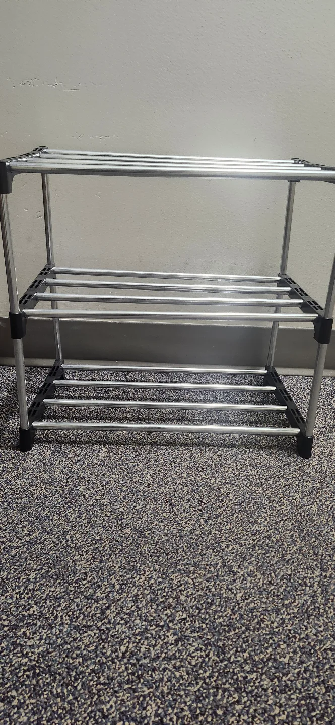 Two-Tier Metal Shoe Rack thumbnail