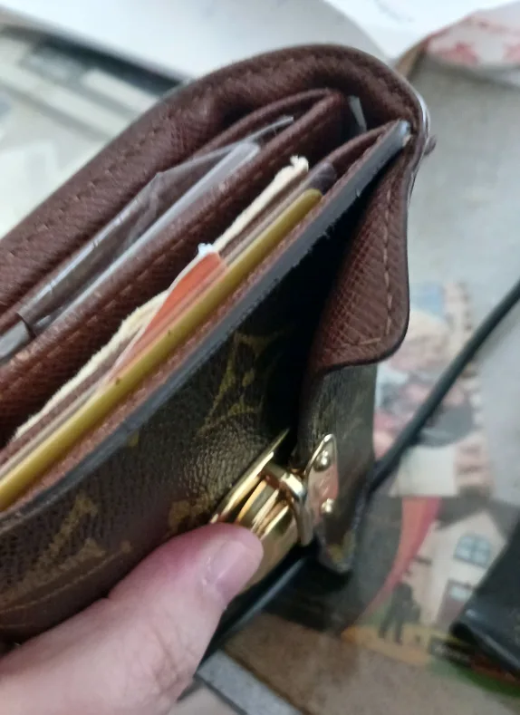 Authentic Louis Vuitton Monogram Canvas Wallet image indicator(3)