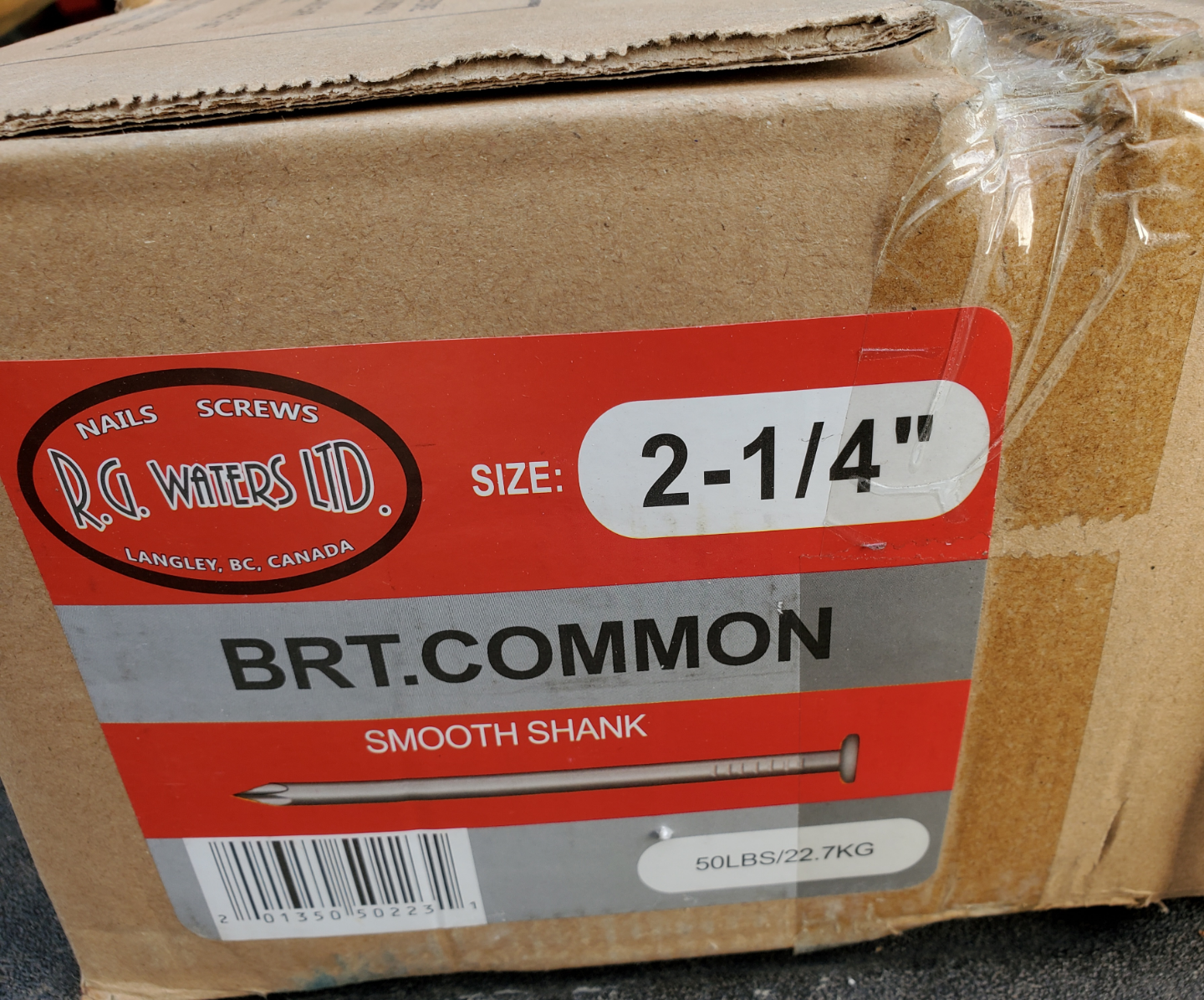 2 1/4" Common Nails (50lb)(New)
