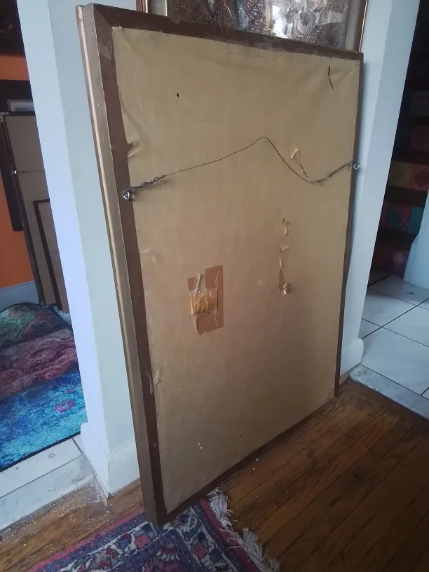 Large Ornate Gold Framed Mirror antique-style💚 image indicator(6)