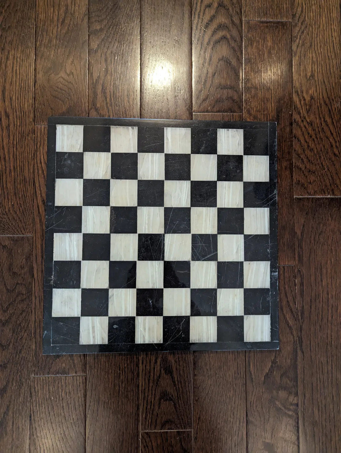 Marble Chessboard - Pink & White or Black & White image indicator(2)