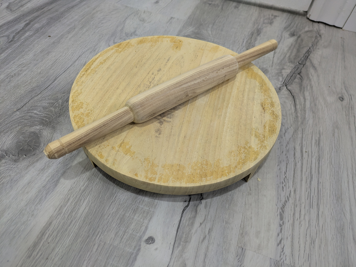 Wooden Rolling Pin and Dough Board Set - photo 2