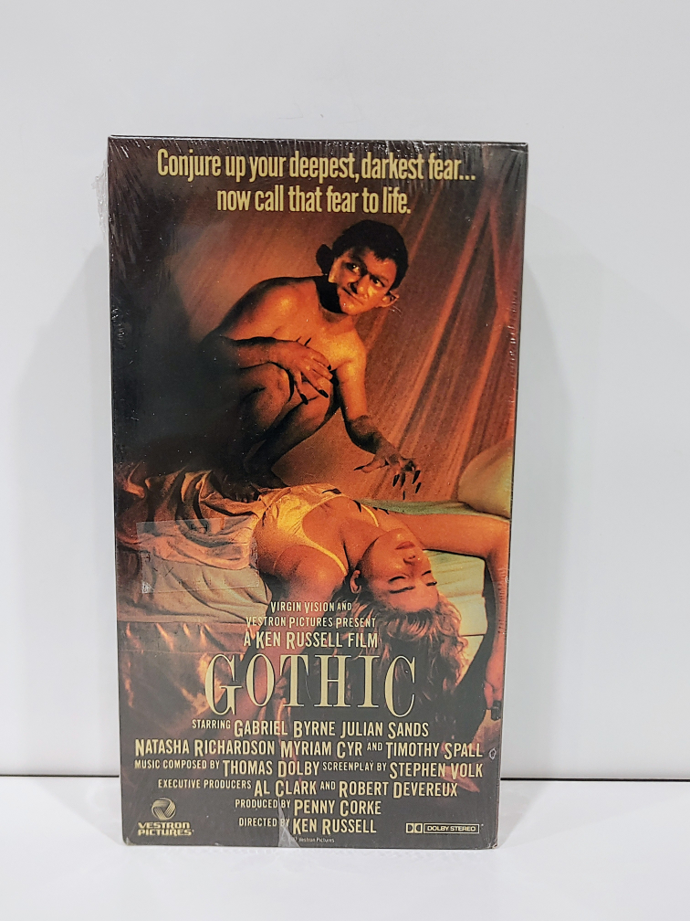 SEALED Gothic 1987 VHS Extremely Rare Original Release Version