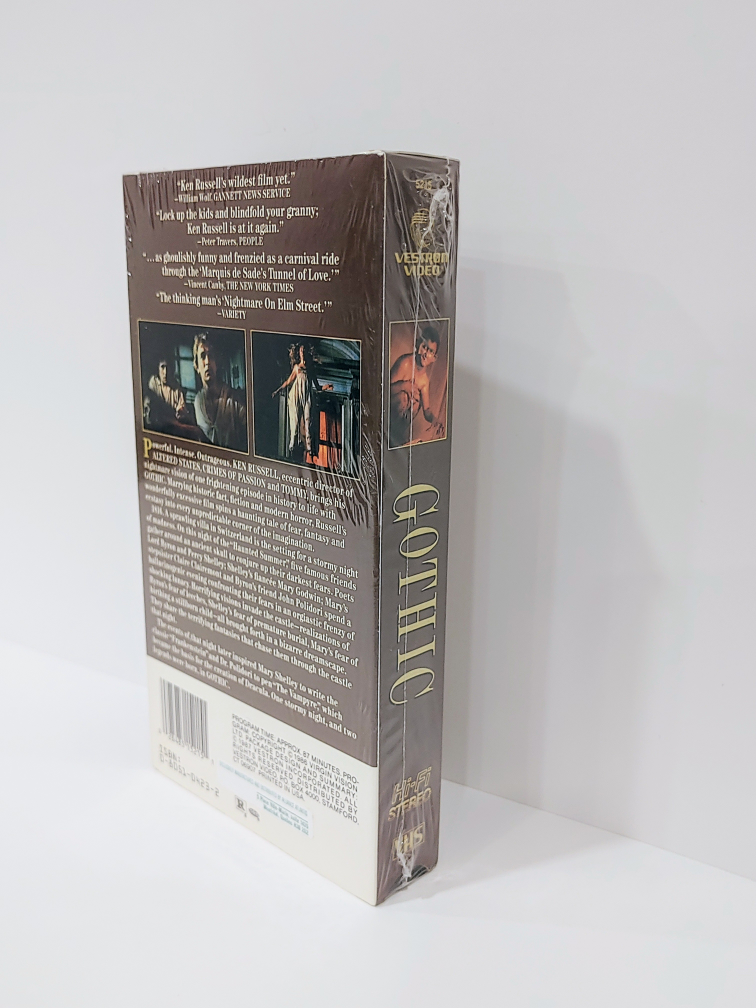 SEALED Gothic 1987 VHS Extremely Rare Original Release Version - photo 5