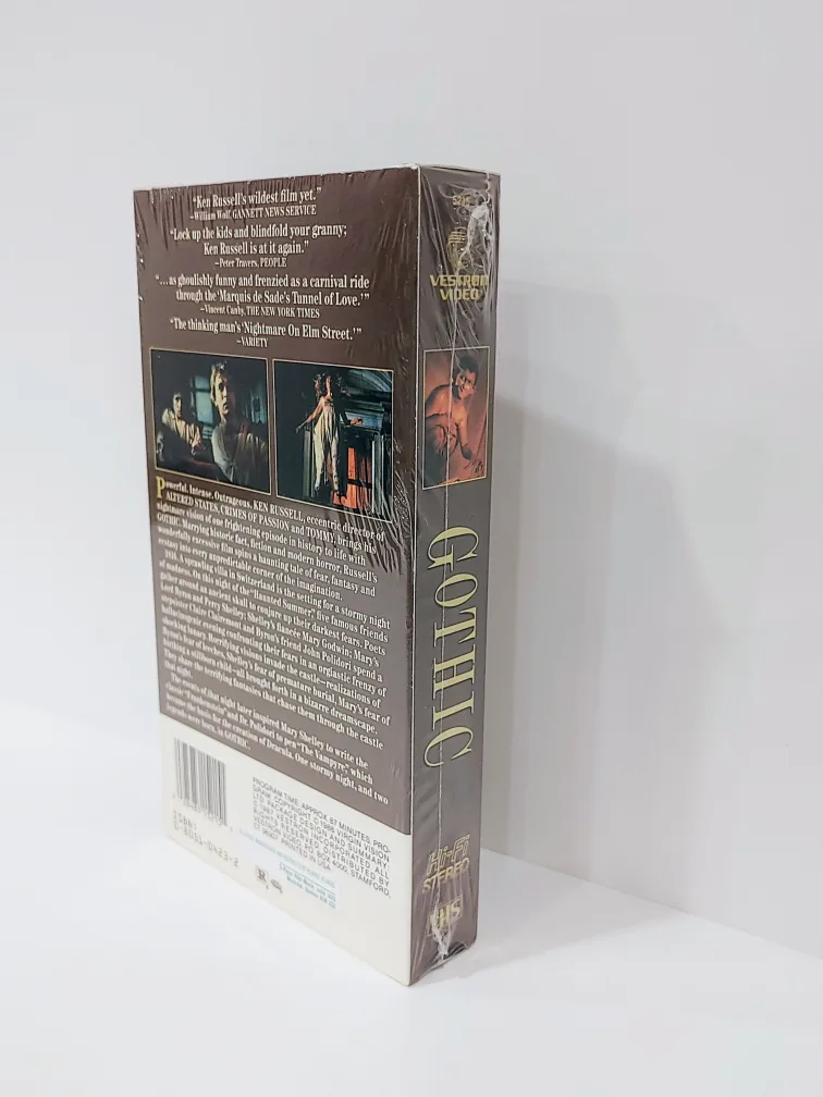SEALED Gothic 1987 VHS Extremely Rare Original Release Version image indicator(5)