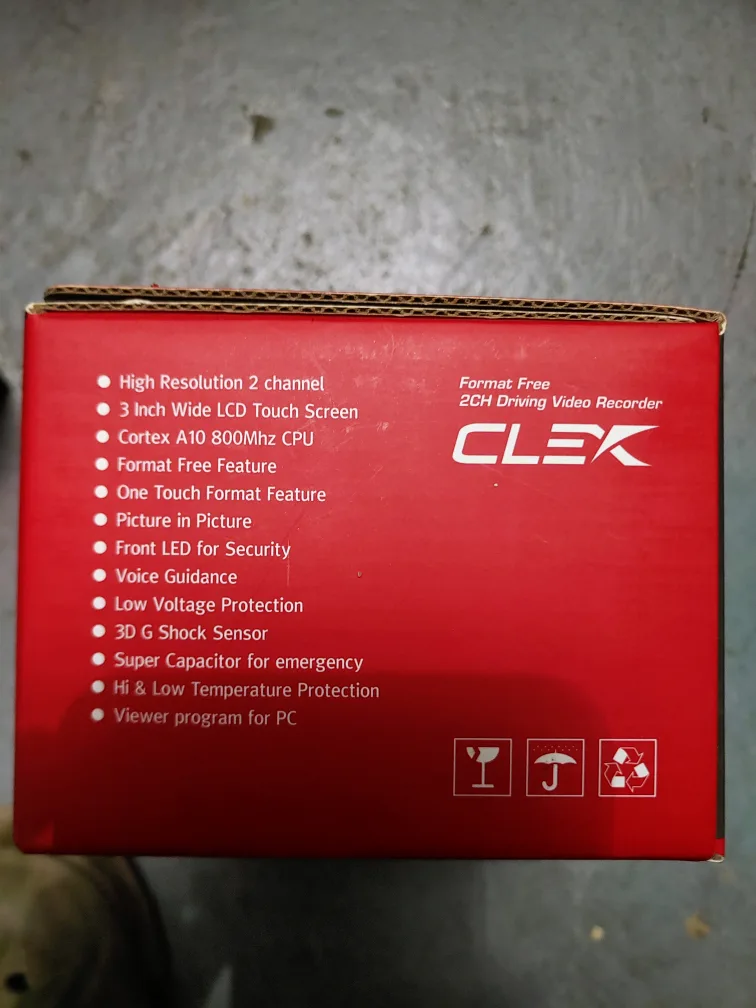 CLEX ADVANCED PORTABLE CAR TWIN DASHCAM CAMCORDER HD DVR 1080 image indicator(5)