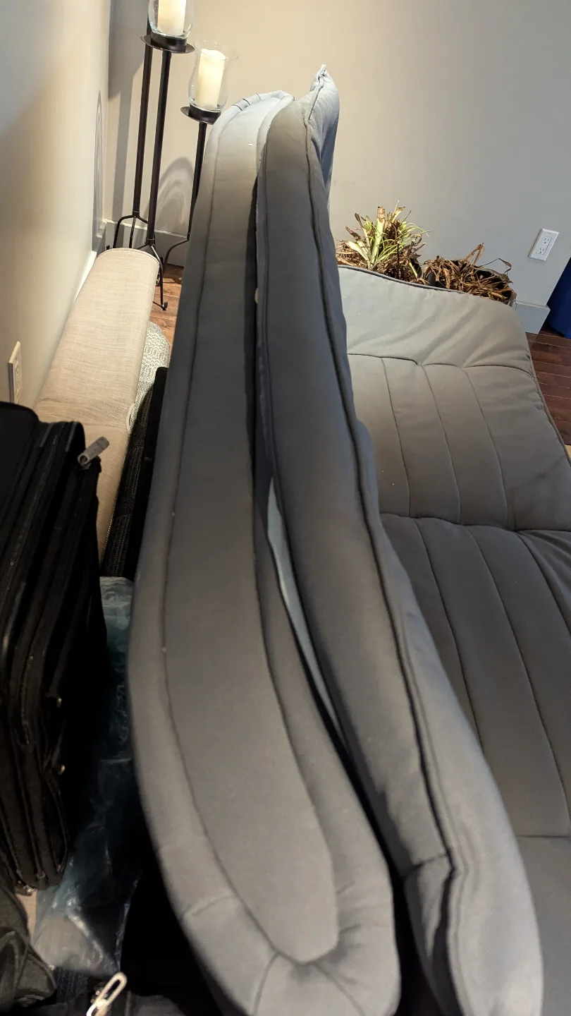 KONTO Grey Futon Sofa Bed - NEED GONE ASAP image indicator(4)