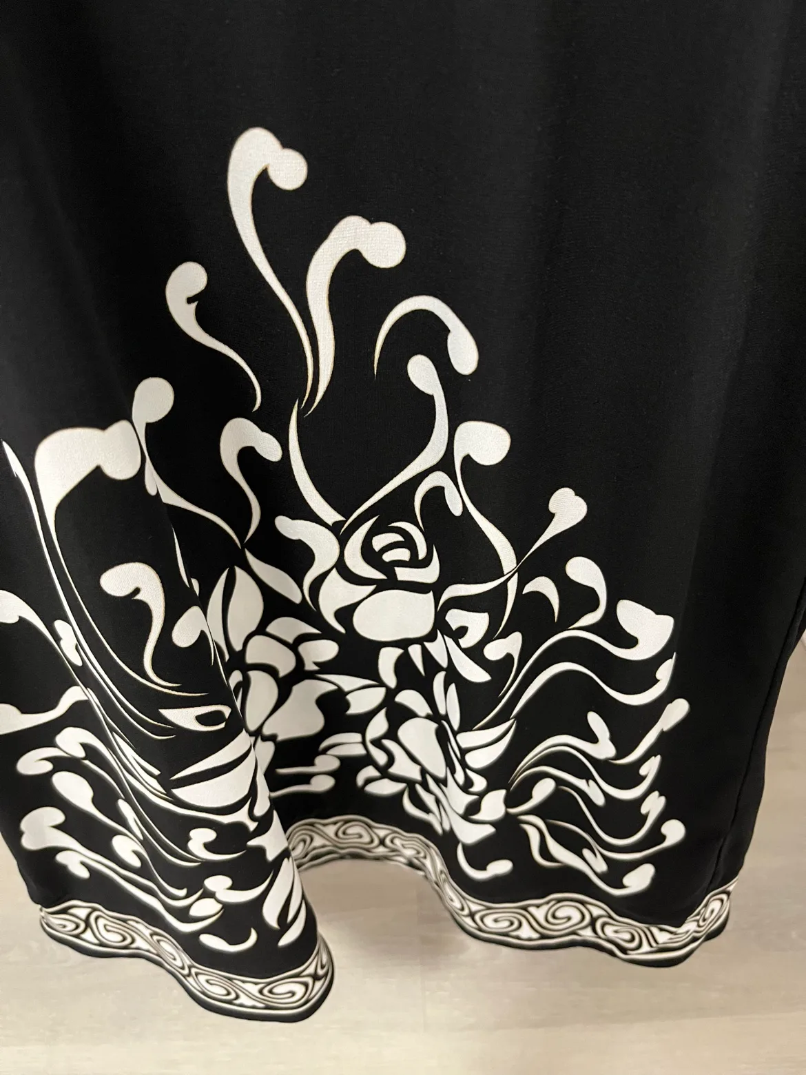 Ann Taylor LOFT Black & White Dress, Size XS image indicator(4)