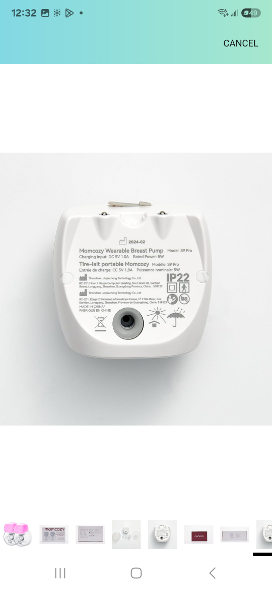 Momcozy S9 Pro Wearable Breast Pump - photo 2