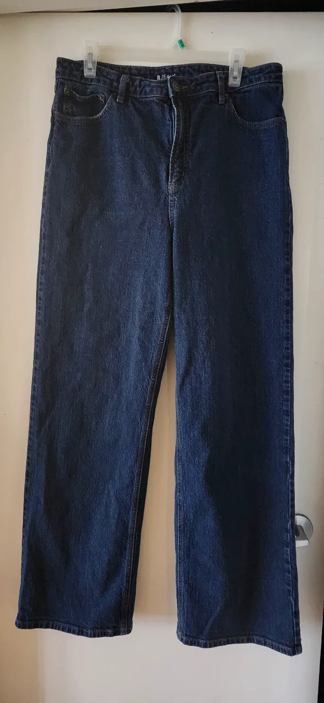 R Jeans Wide Leg Dark Wash Jeans image indicator(3)