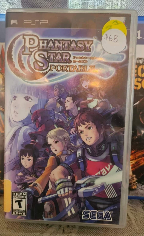Phantasy Star Portable - PSP UMD Game