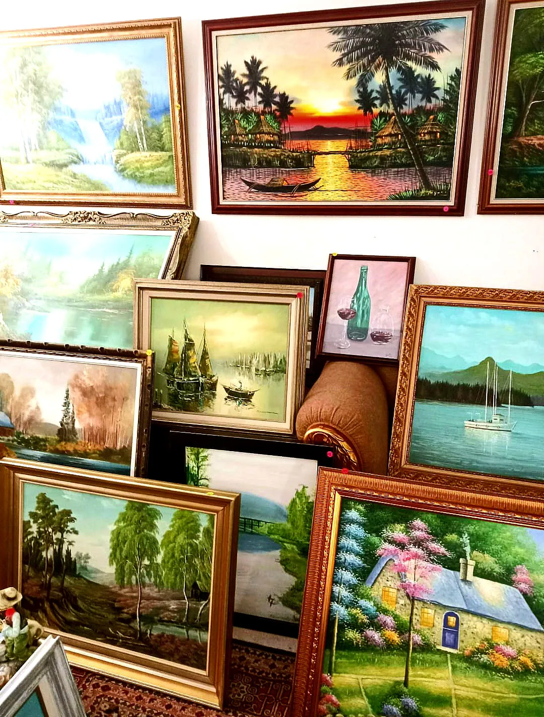 43 years Collection of Oil Paintings on Sale. $20 and up image indicator(2)