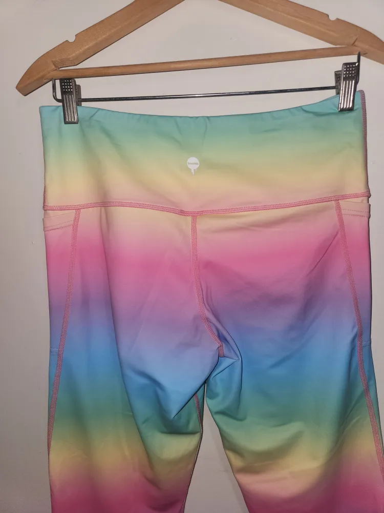 Large BlackMilk Clothing Rainbow gym leggings image indicator(2)