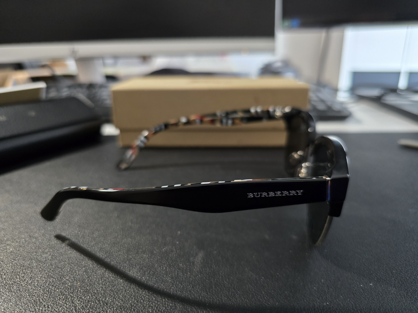 Burberry Sunglasses - Black Frame, Grey Lenses - photo 5