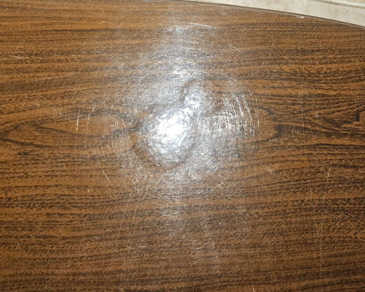 Vintage Oval Coffee Table