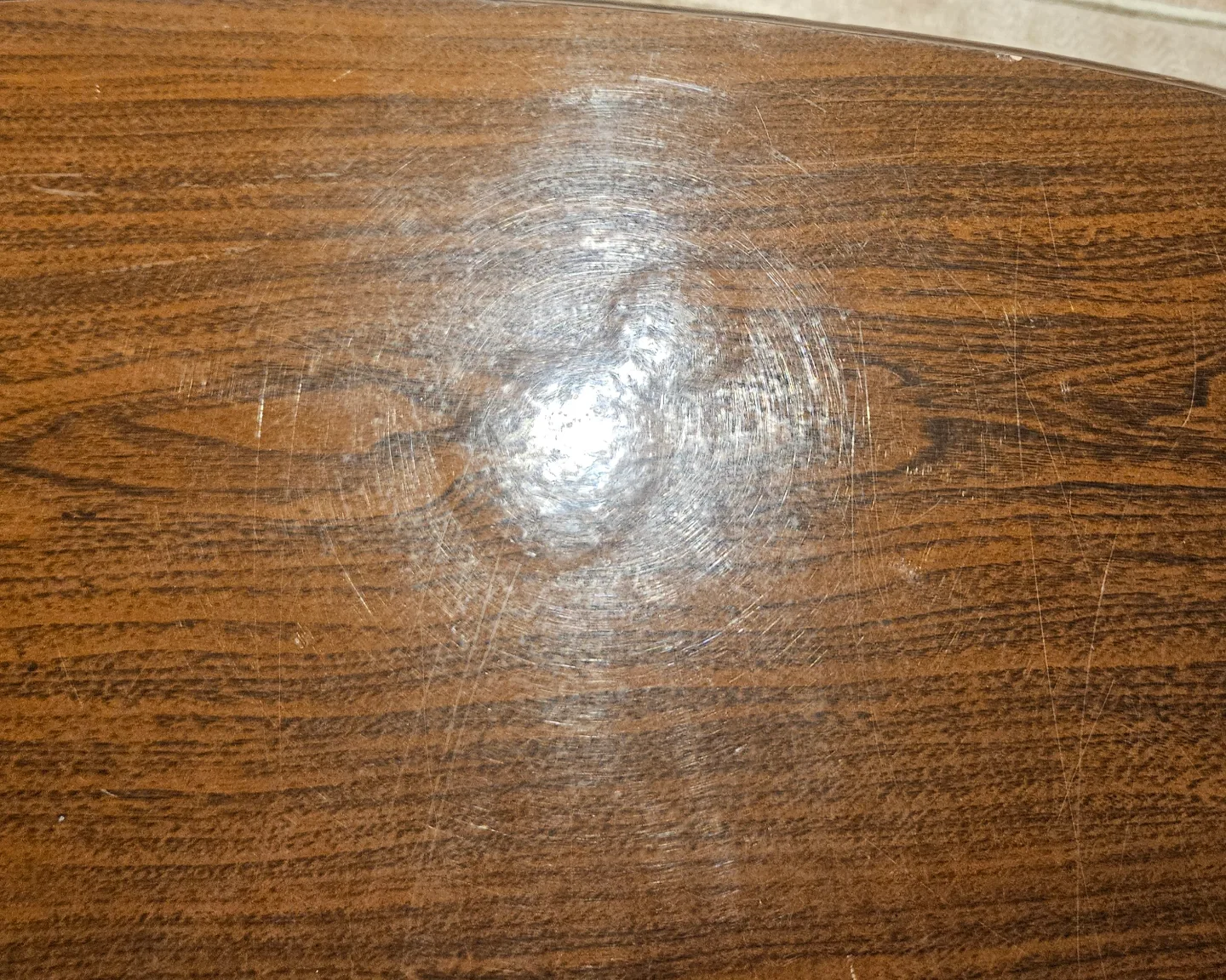 Vintage Oval Coffee Table thumbnail