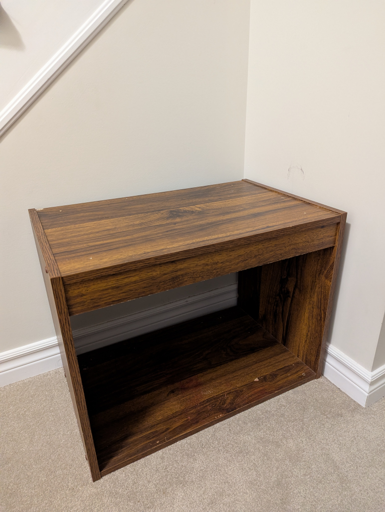 Small Wooden Storage Cube