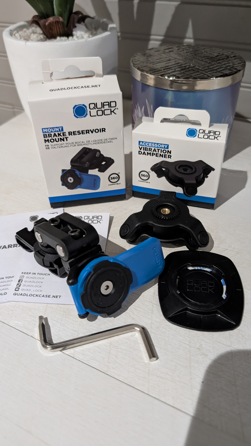 QuadLock Brake Reservoir Mount & Vibration Dampener