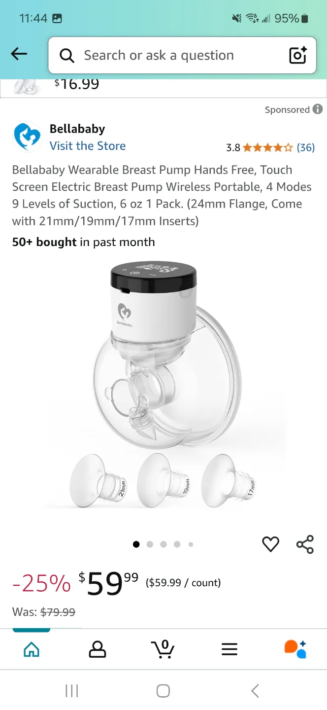 Bellababy Hands Free Breast Pump - BLA8020 image indicator(6)