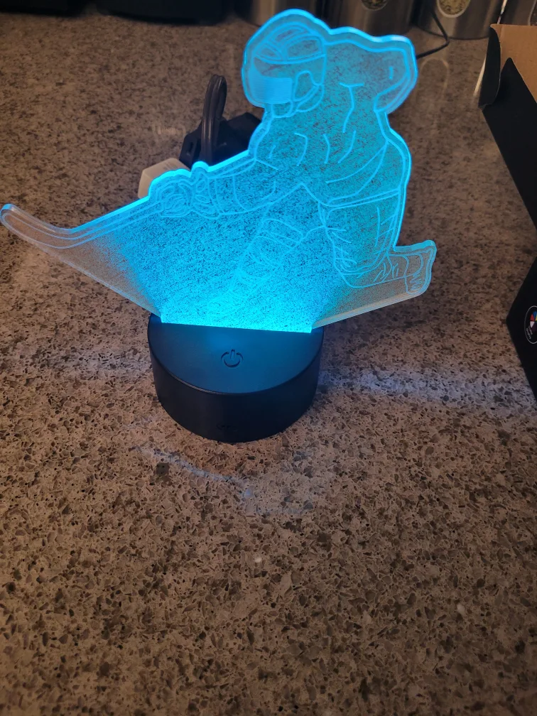 Hockey Player LED Night Light image indicator(2)