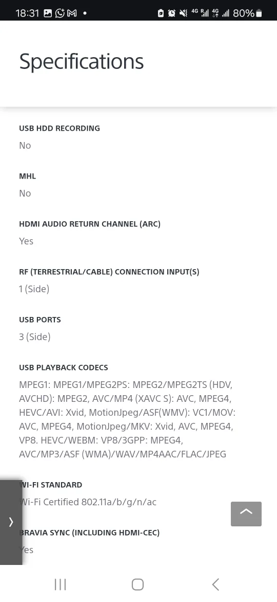 💚Sony 65 inch 4K Ultra HD Smart TV - 2018 Model image indicator(6)