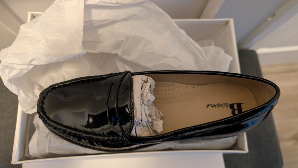 Black Patent Leather Loafers