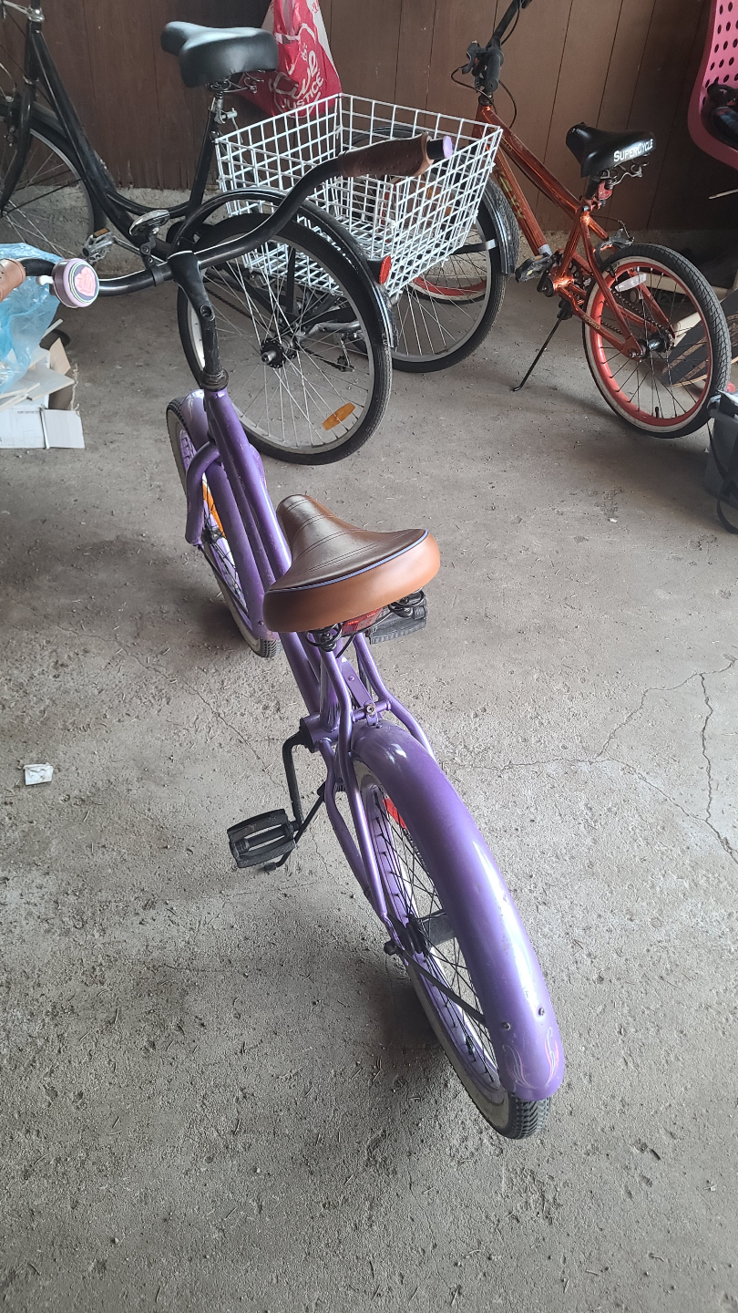 Purple Girls' Bike