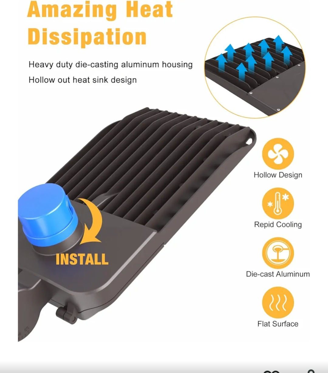 New LED Outdoor Light Fixture with Dusk-to-Dawn Sensor - photo 2