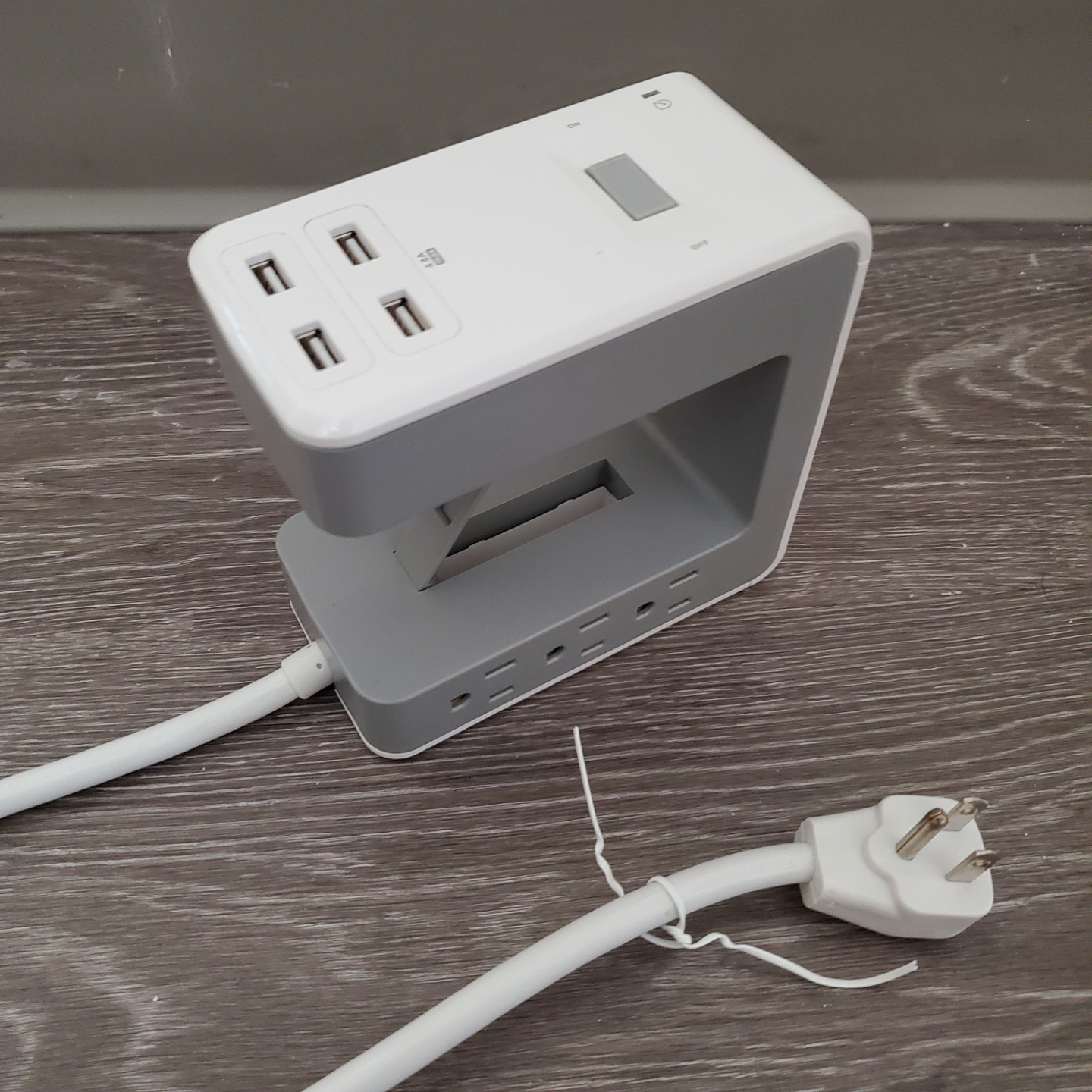 Desk Mount Power Bar with USB Ports