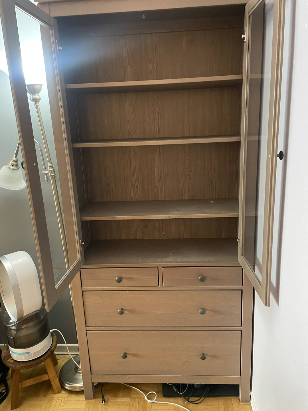 Hutch Cabinet with Drawers - photo 5