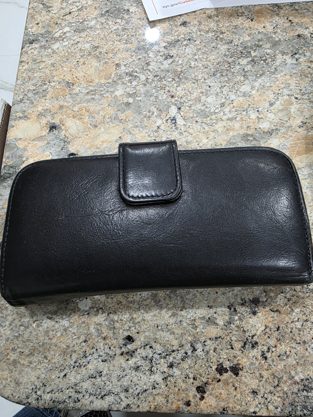 Black Leather Wallet  💚